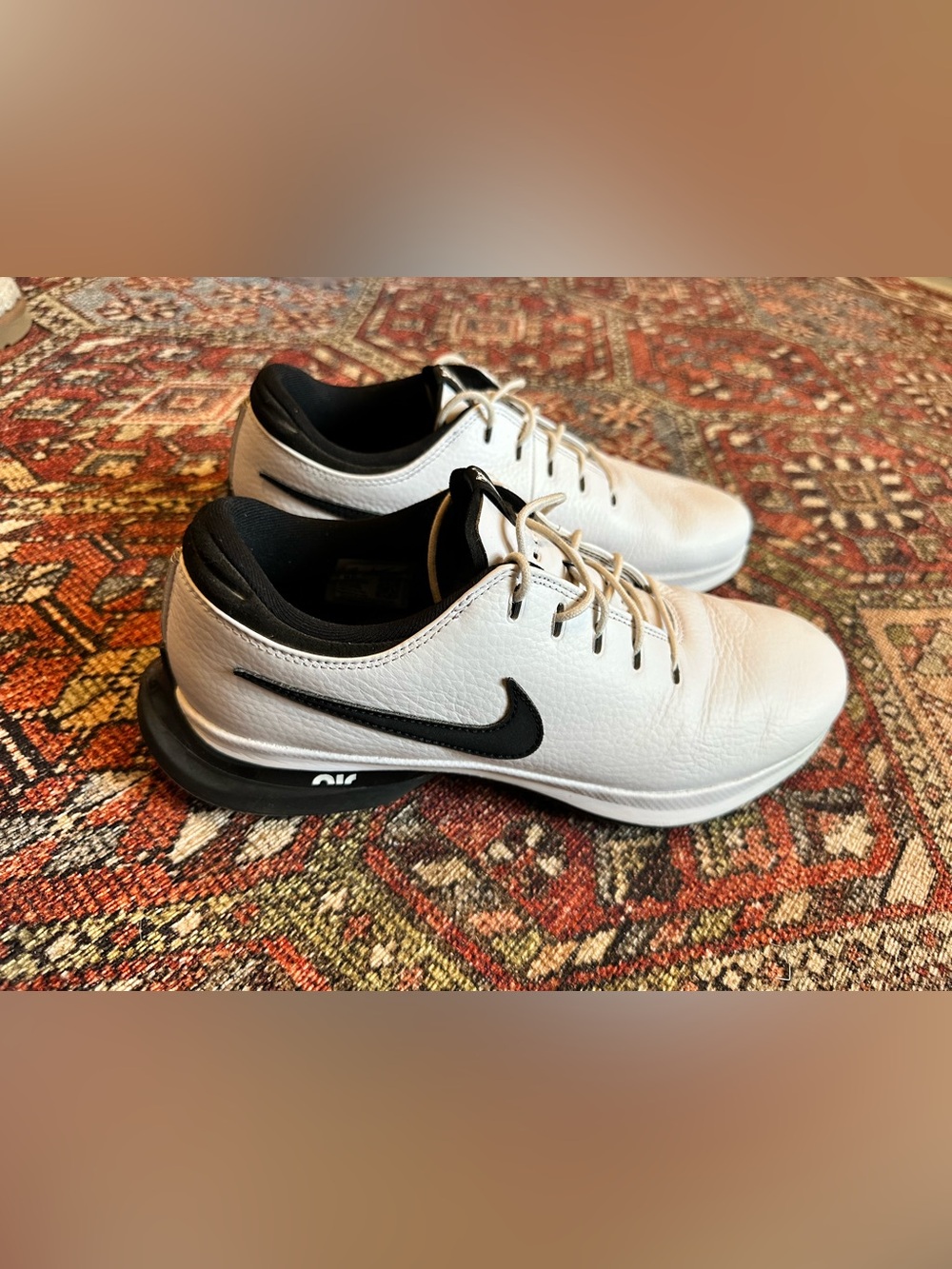 Nike Air Zoom Victory Tour Men's Golf Shoes White Black Size 10